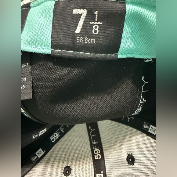Charlotte Hornets New Era 59FIFTY Hat 2022 City Edition Fitted Size 7 1/8 - Picture 8 of 8